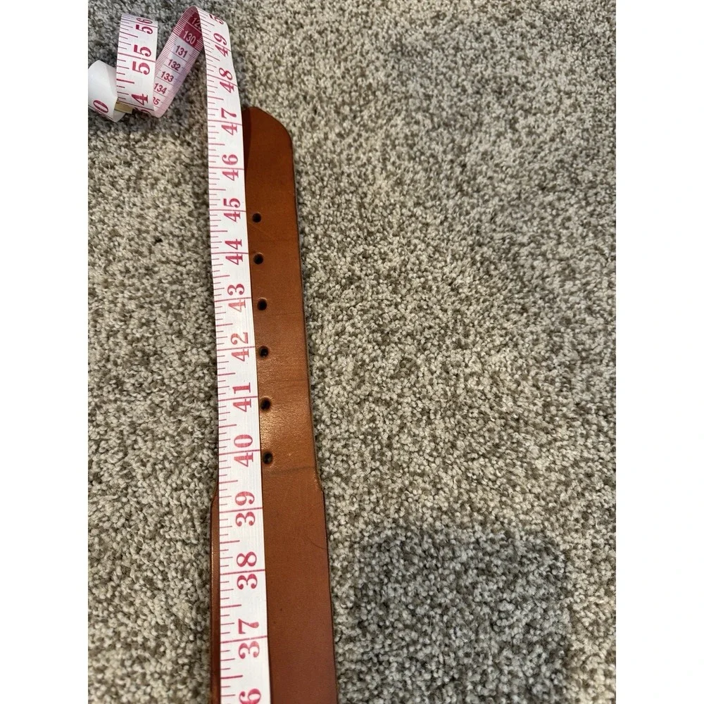 Hunter Leather  Belt  L Total Length Including Buckle Is About 47 No Cartridge
